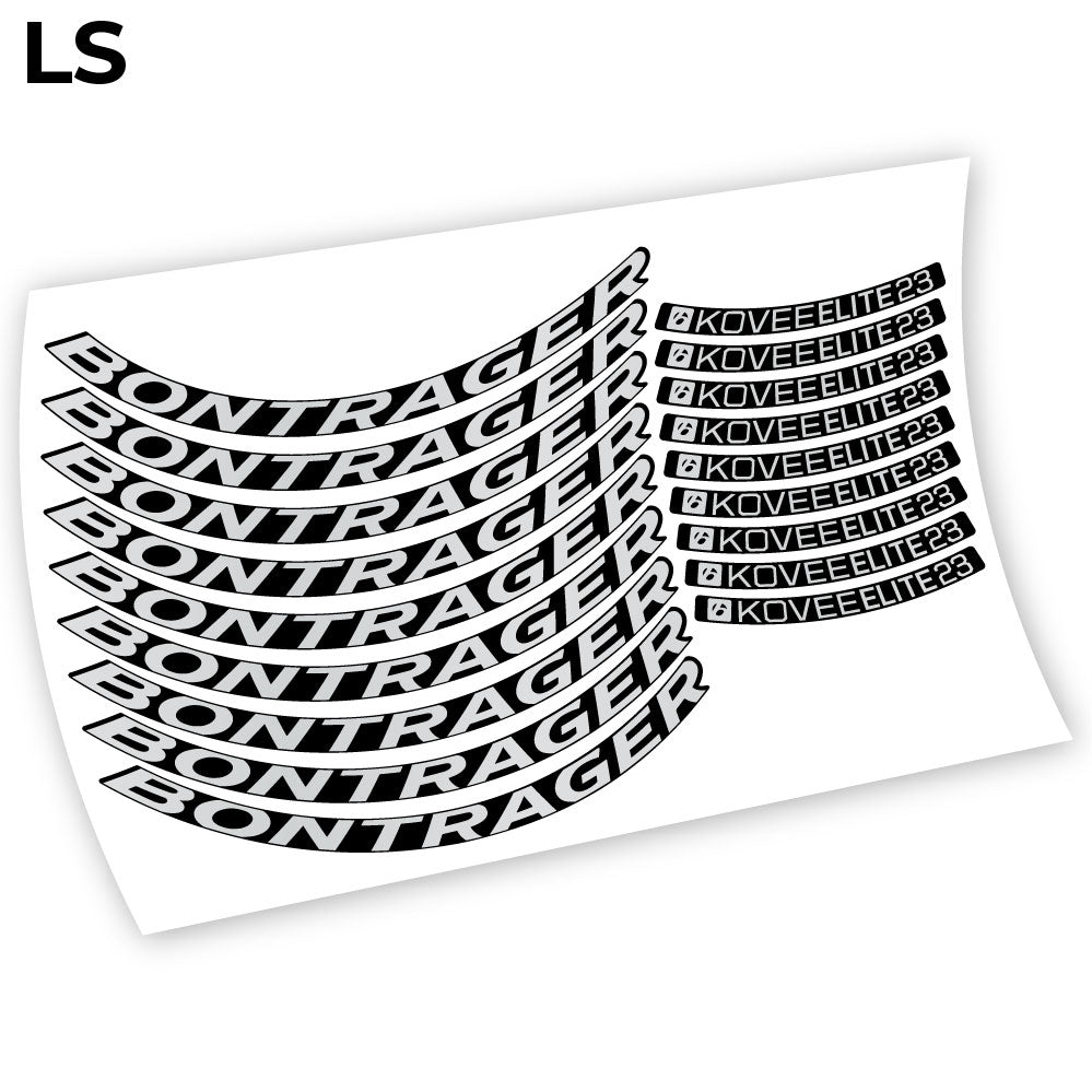 Stickers Bontrager Kovee Elite 23 compatibles Autocollants roues