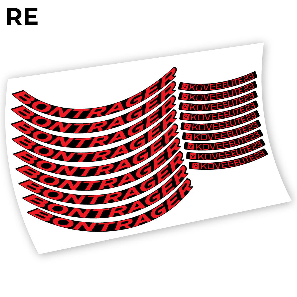 Stickers Bontrager Kovee Elite 23 compatibles Autocollants roues