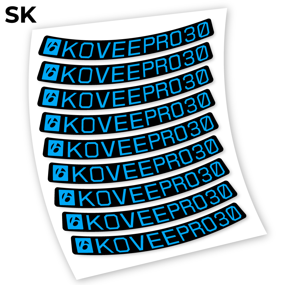 Stickers Bontrager KoveePro32 compatibles Autocollants roues