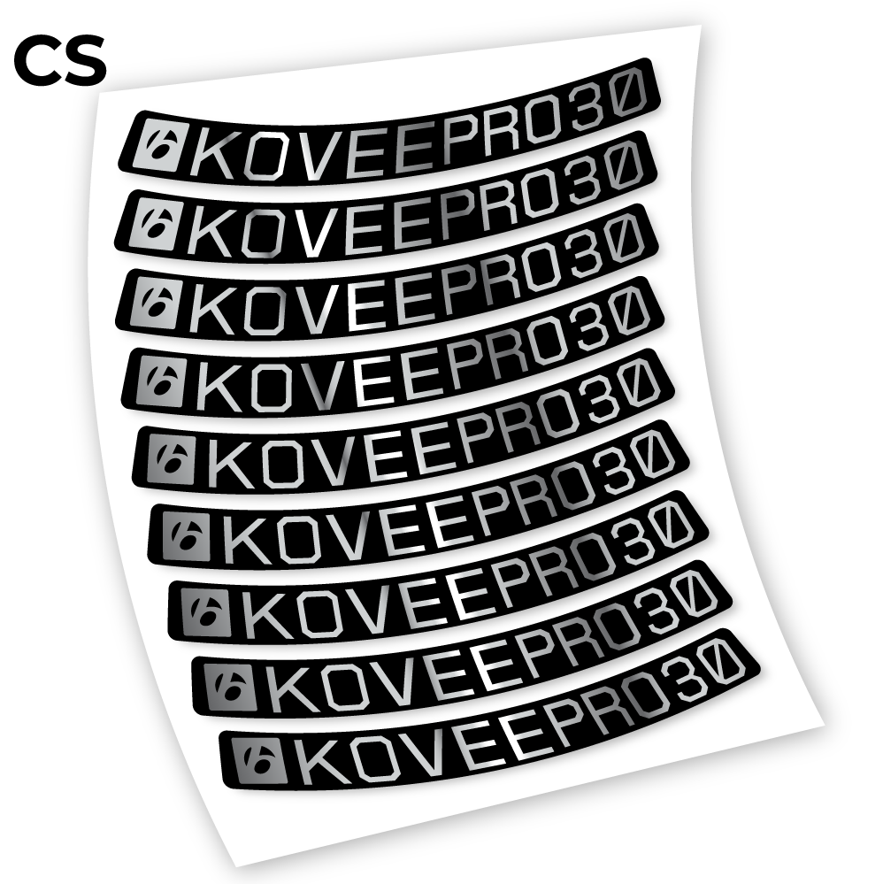 Stickers Bontrager KoveePro32 compatibles Autocollants roues
