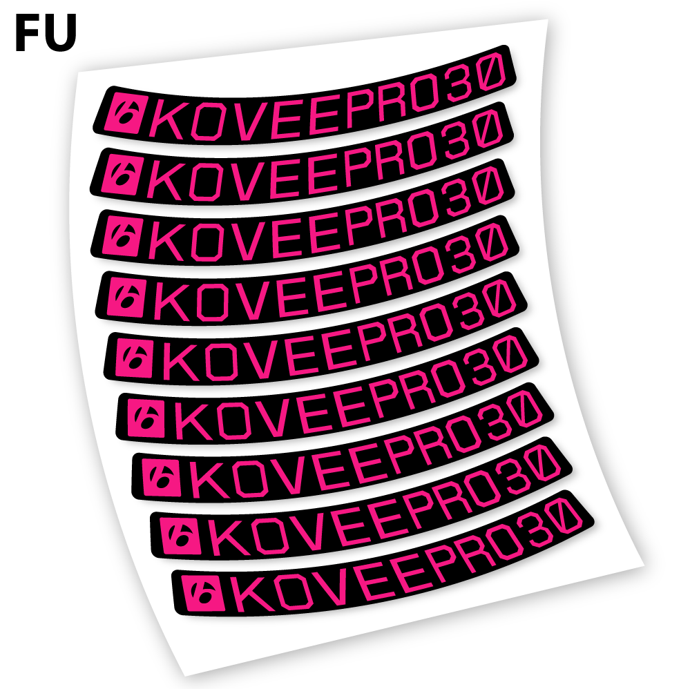 Stickers Bontrager KoveePro32 compatibles Autocollants roues