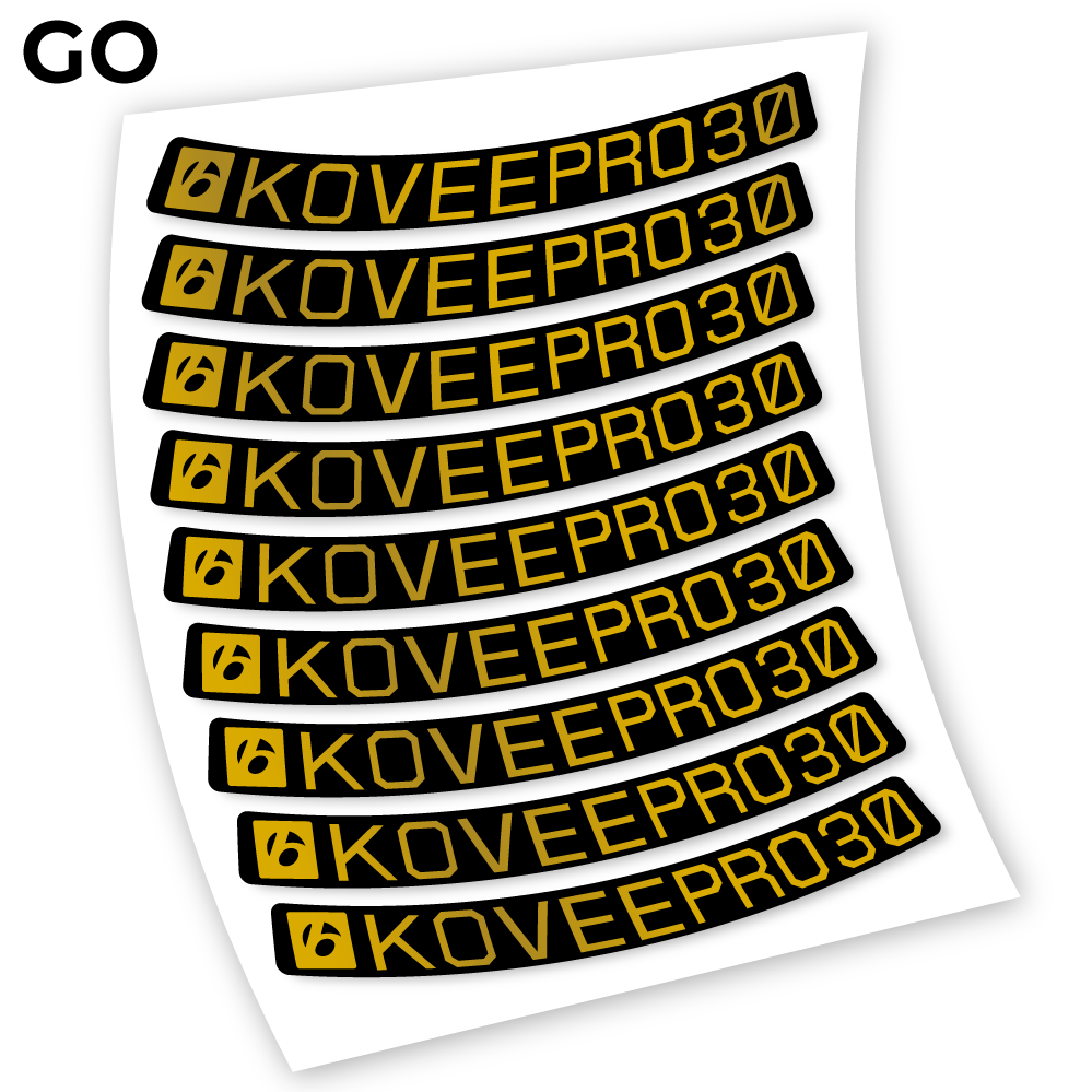 Stickers Bontrager KoveePro32 compatibles Autocollants roues