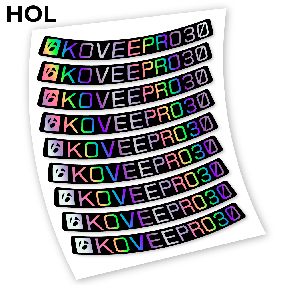 Stickers Bontrager KoveePro32 compatibles Autocollants roues