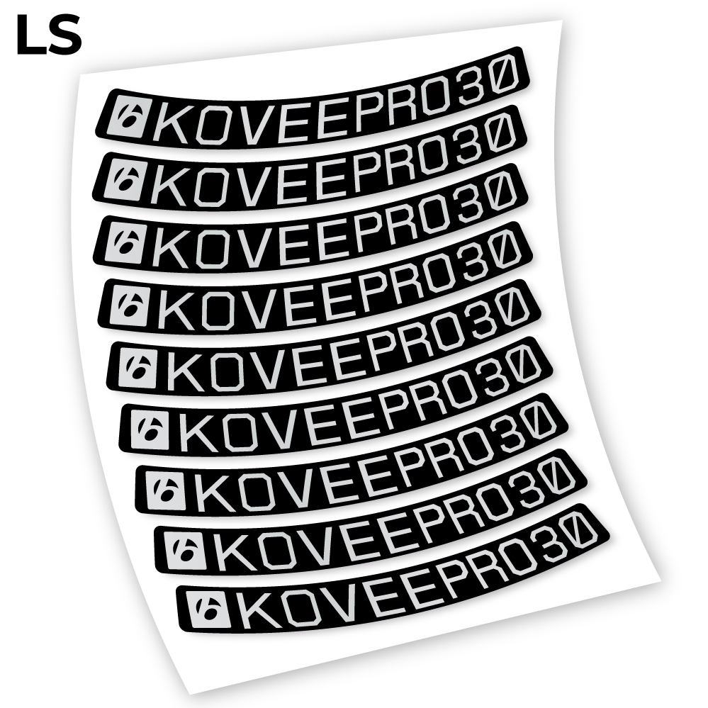 Stickers Bontrager KoveePro32 compatibles Autocollants roues