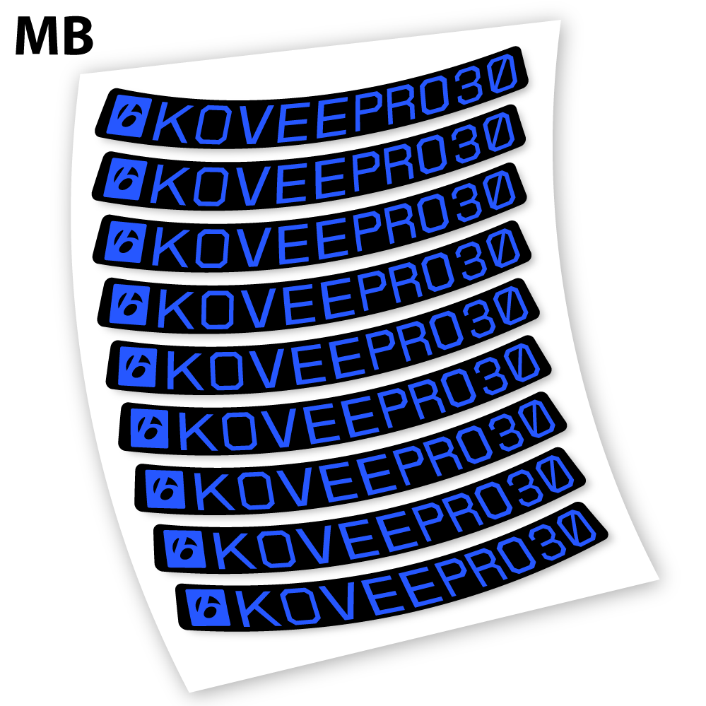 Stickers Bontrager KoveePro32 compatibles Autocollants roues
