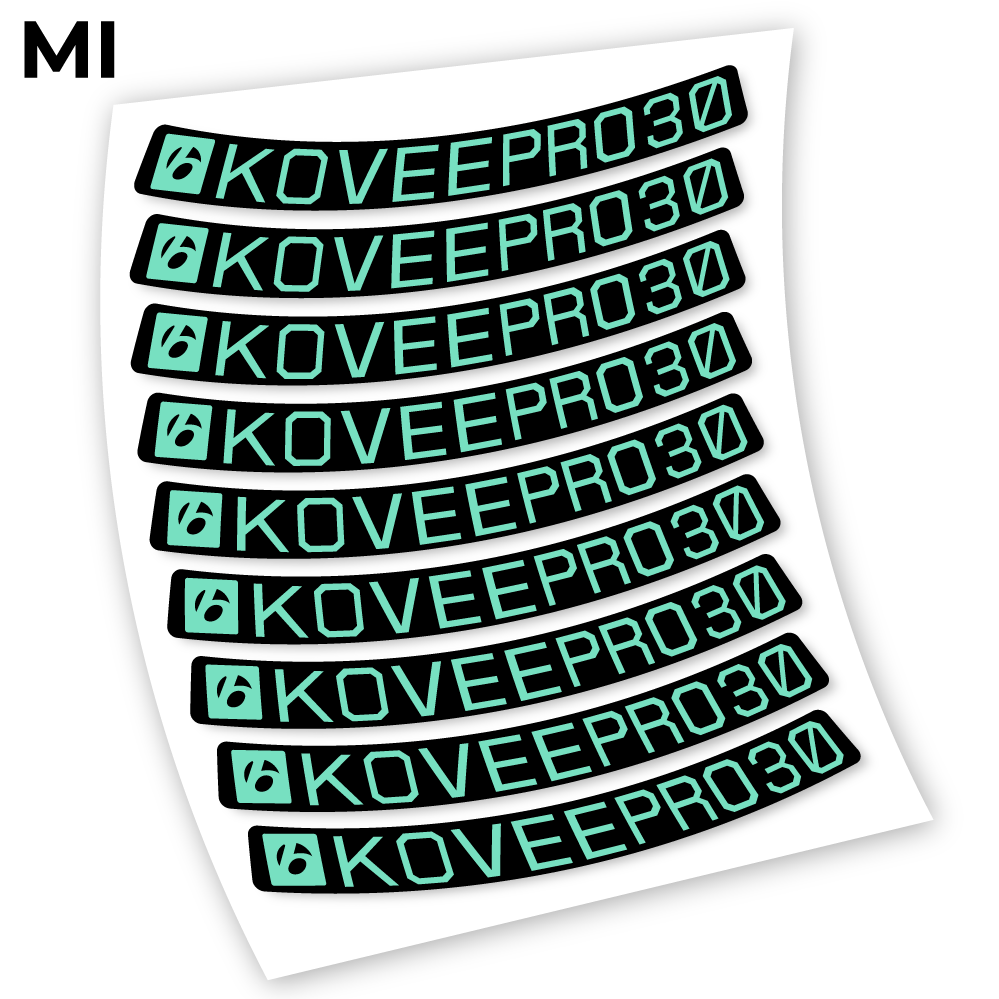 Stickers Bontrager KoveePro32 compatibles Autocollants roues