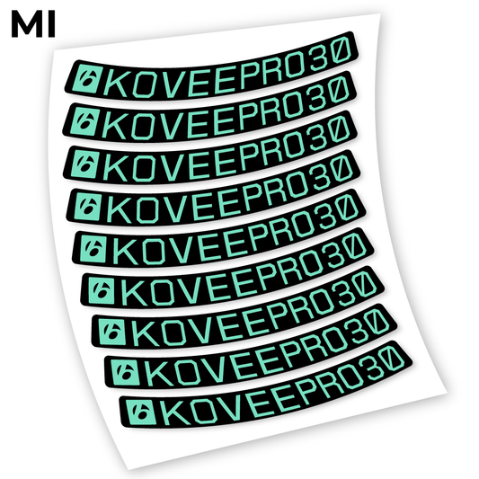 Stickers Bontrager KoveePro32 compatibles Autocollants roues