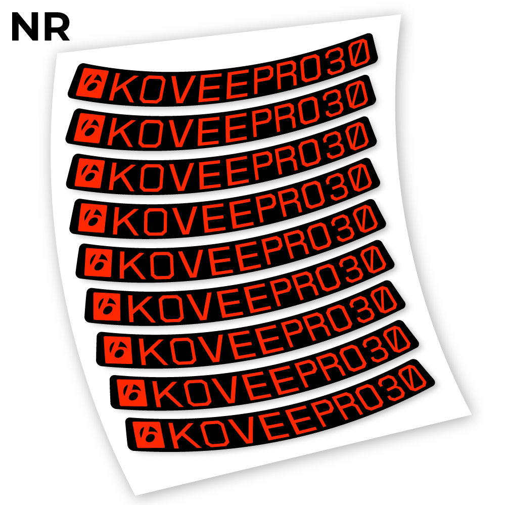 Stickers Bontrager KoveePro32 compatibles Autocollants roues