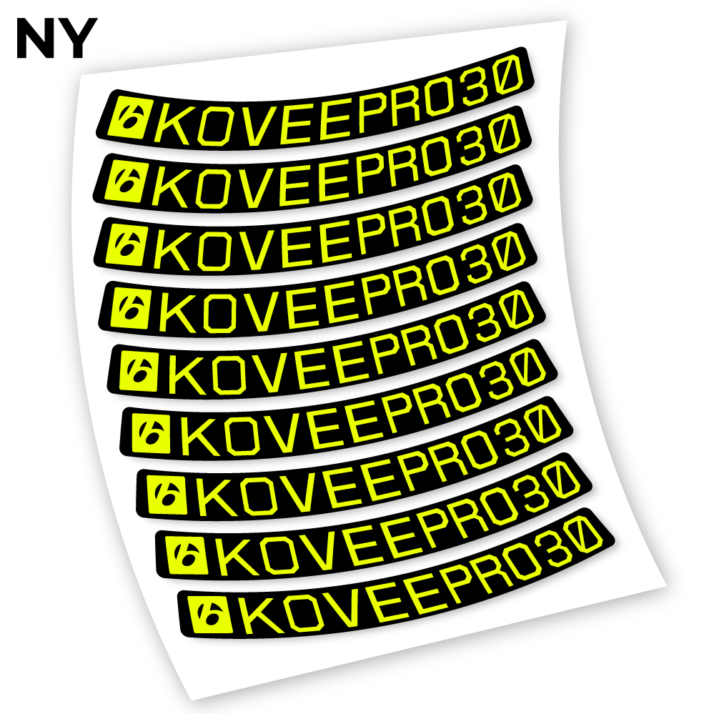 Stickers Bontrager KoveePro32 compatibles Autocollants roues