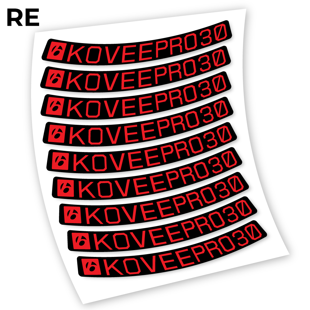 Stickers Bontrager KoveePro32 compatibles Autocollants roues