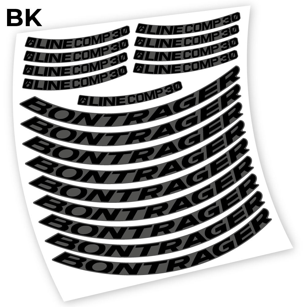 Stickers Bontrager Line Comp 30 compatibles Autocollants roues VTT