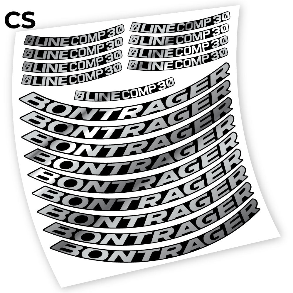 Stickers Bontrager Line Comp 30 compatibles Autocollants roues VTT