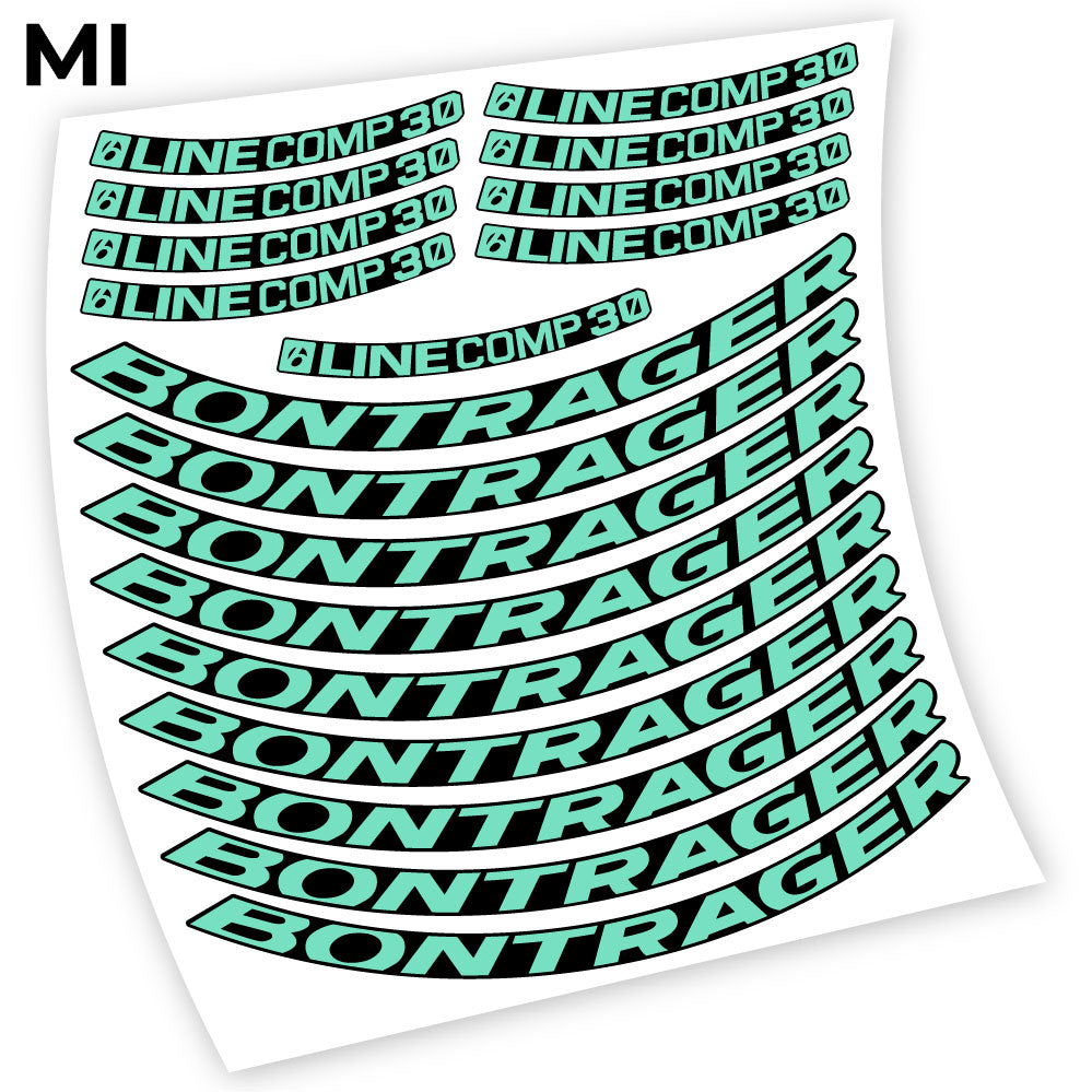 Stickers Bontrager Line Comp 30 compatibles Autocollants roues VTT