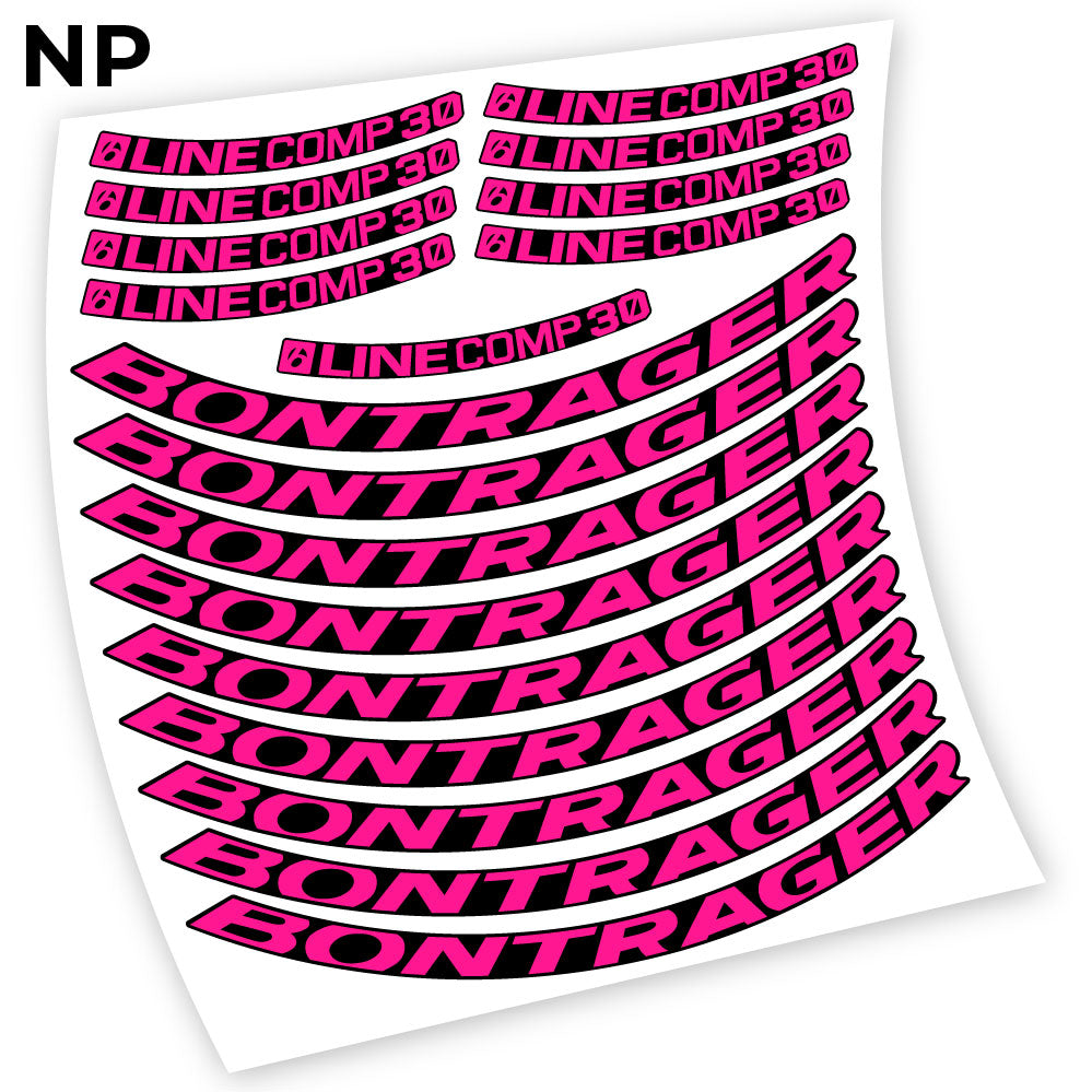 Stickers Bontrager Line Comp 30 compatibles Autocollants roues VTT