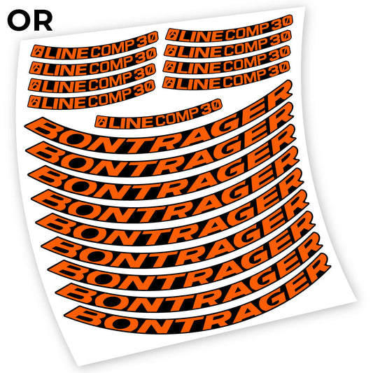 Stickers Bontrager Line Comp 30 compatibles Autocollants roues VTT