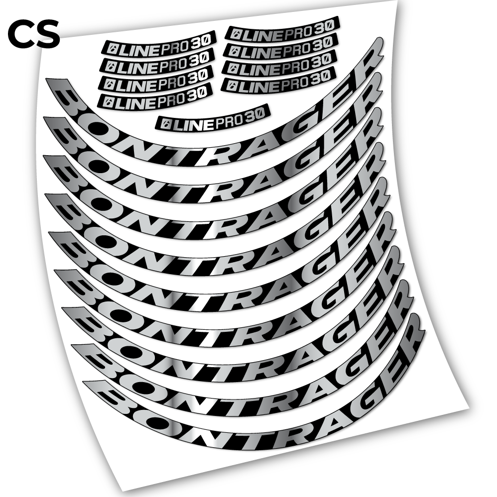 Stickers Bontrager Line Pro 30 compatibles Autocollants roues VTT