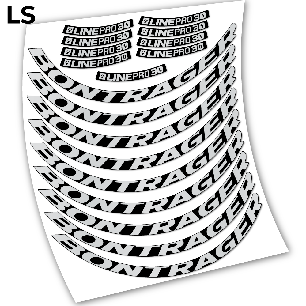 Stickers Bontrager Line Pro 30 compatibles Autocollants roues VTT