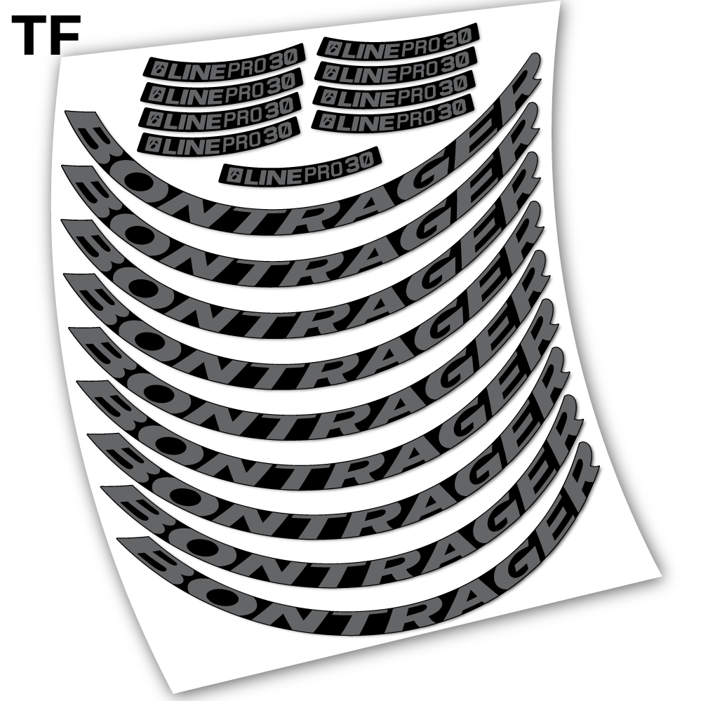 Stickers Bontrager Line Pro 30 compatibles Autocollants roues VTT
