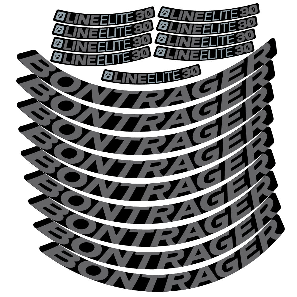 Stickers Bontrager Line Elite 30, MTB compatibles Autocollants roues VTT 29"