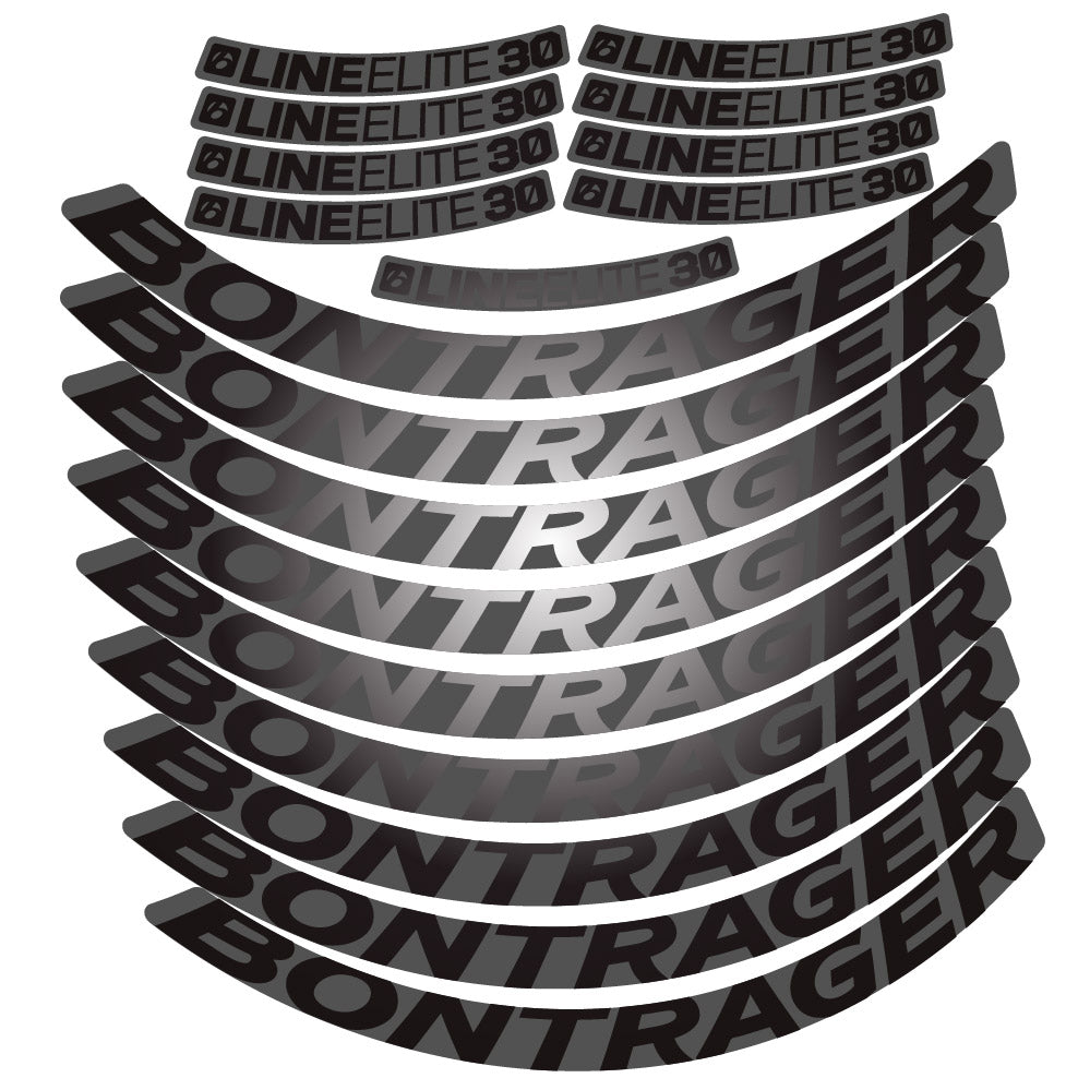 Stickers Bontrager Line Elite 30 compatibles - Autocollants roue vélo VTT