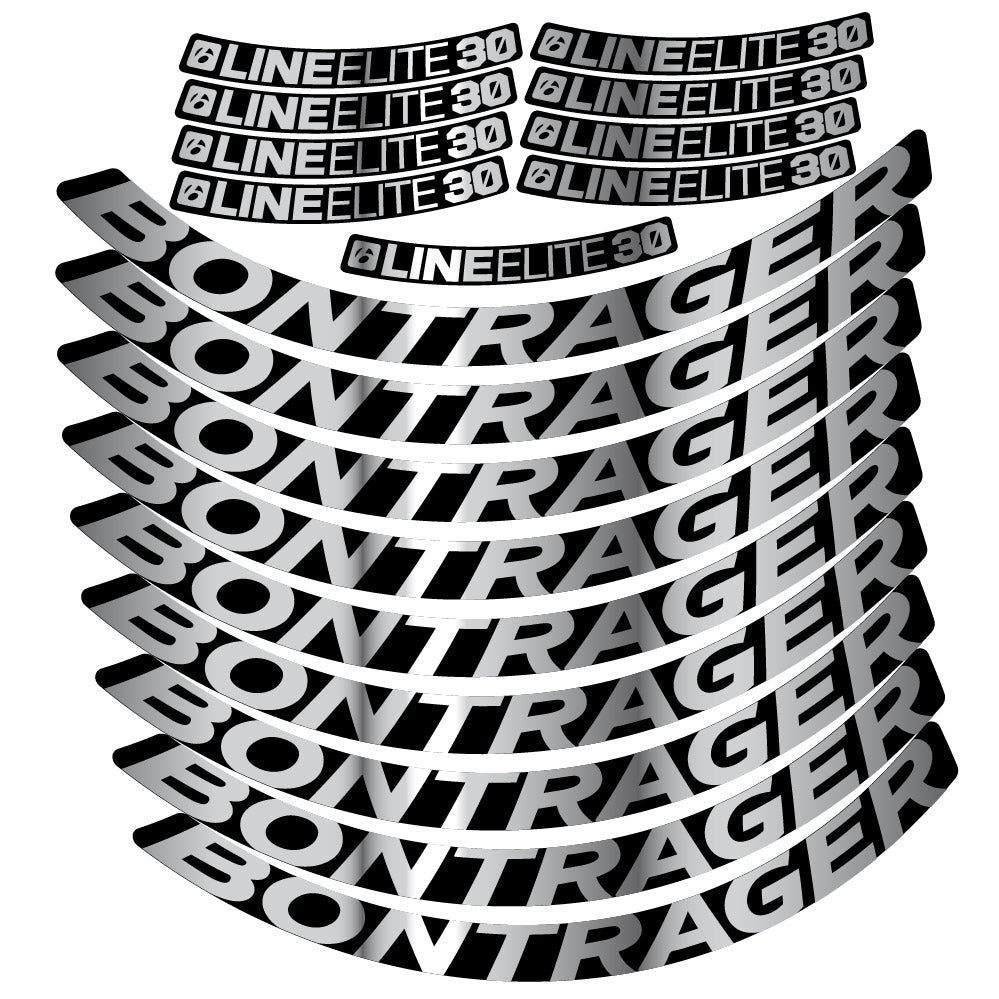 Stickers Bontrager Line Elite 30, MTB compatibles Autocollants roues VTT 29"