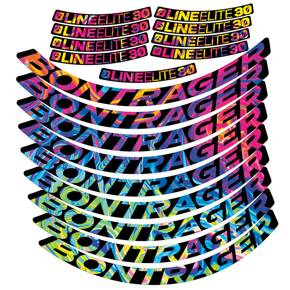 Stickers Bontrager Line Elite 30 compatibles - Autocollants roue vélo VTT