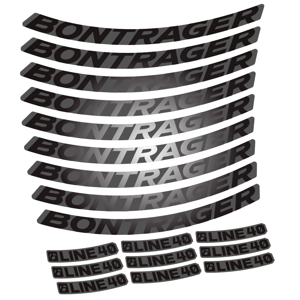Stickers Bontrager Line 40 compatibles Autocollants roues VTT 29"