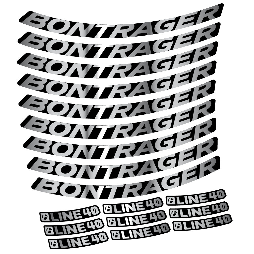Stickers Bontrager Line 40 compatibles Autocollants roues VTT 29"