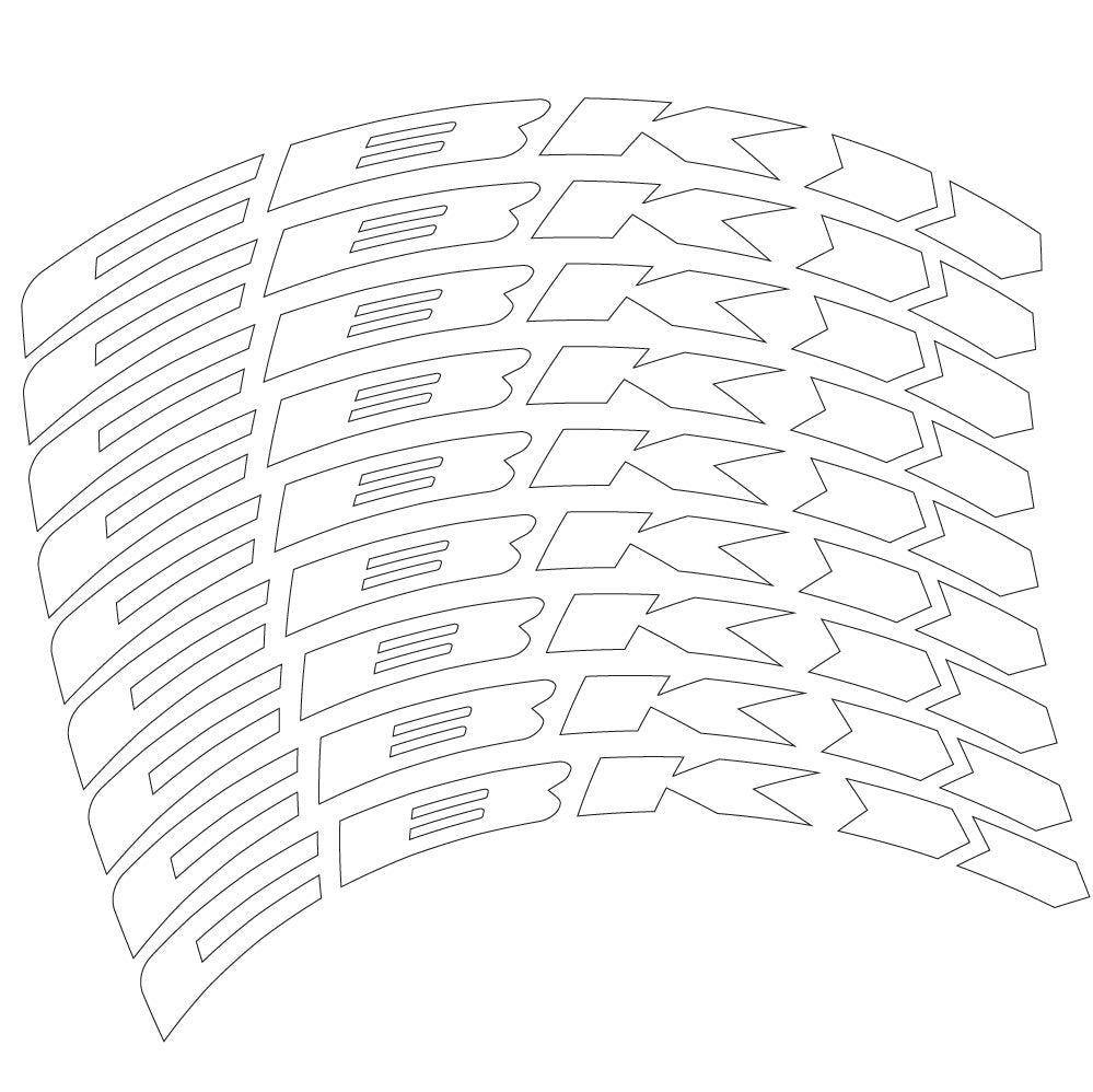 Stickers CBK compatibles Autocollants roues VTT 29"