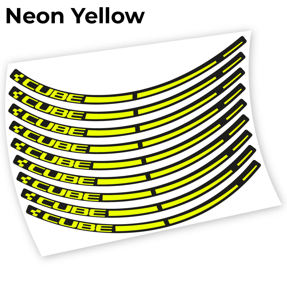 Stickers Cube compatibles Autocollants roues VTT 29"