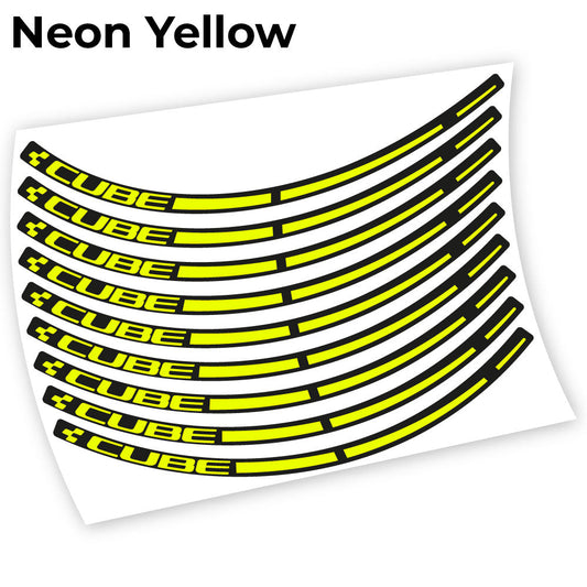 Stickers Cube compatibles Autocollants roues VTT 29"