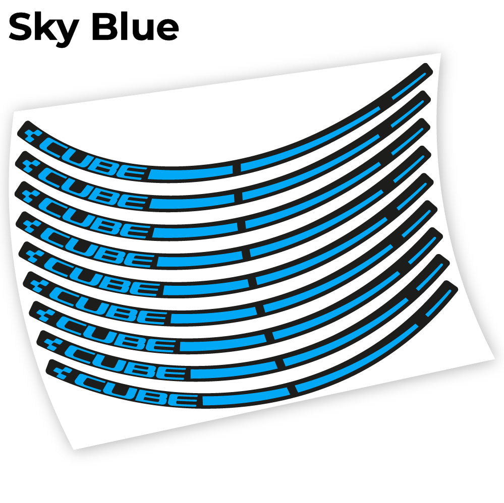 Stickers Cube compatibles Autocollants roues VTT 29"