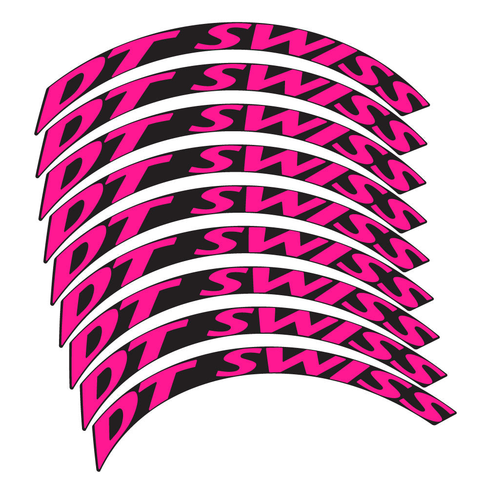 Stickers DT Swiss compatibles - Autocollants roue vélo VTT