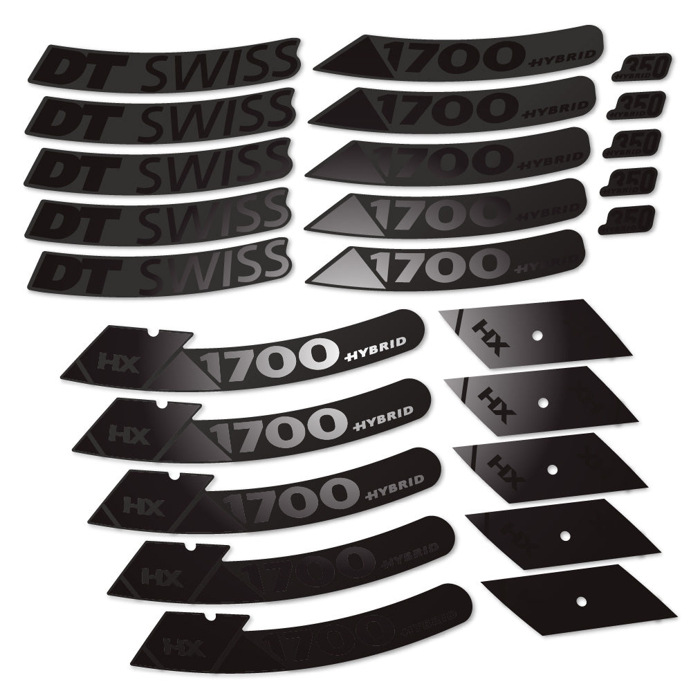 Stickers DT Swiss Hybrid HX 1700 Spline 29 compatibles - Autocollants roue vélo VTT