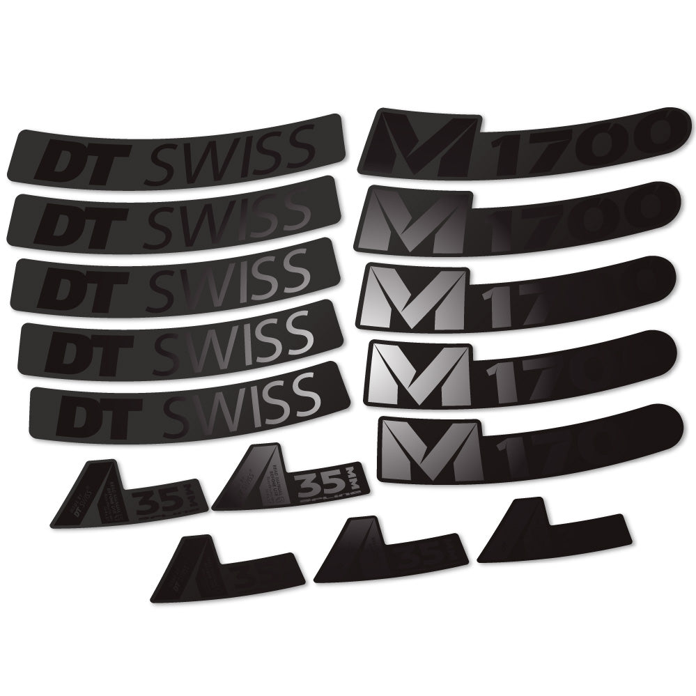 Stickers DT Swiss M1700 35mm compatibles Autocollants roues VTT 29"