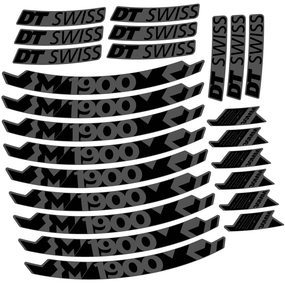 Stickers DT Swiss M1900 compatibles Autocollants roues VTT 29"