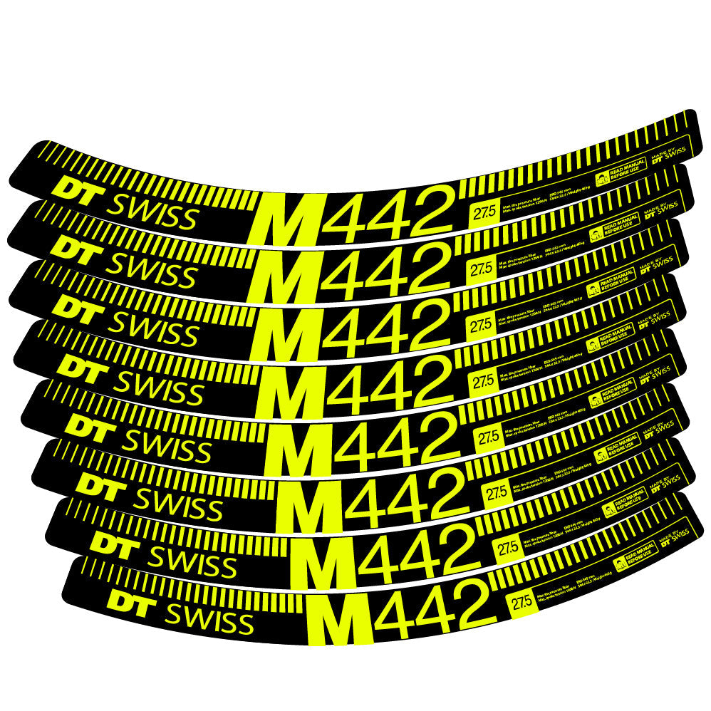 Stickers DT Swiss M442 compatibles Autocollants roues VTT 29"