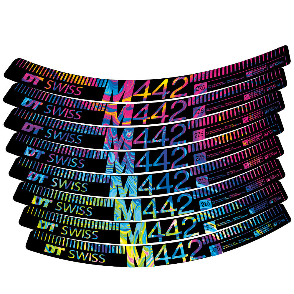 Stickers DT Swiss M442 compatibles Autocollants roues VTT 29"
