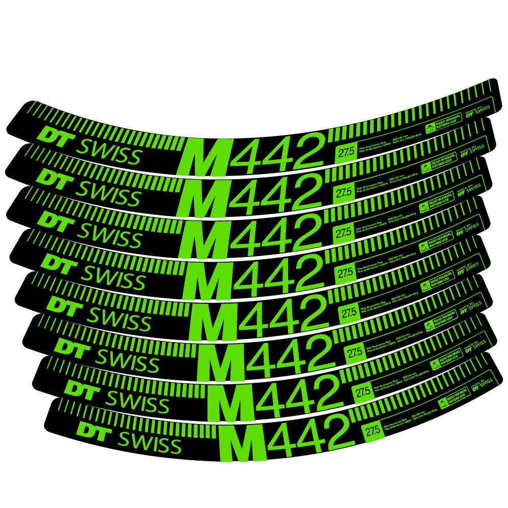 Stickers DT Swiss M442 compatibles Autocollants roues VTT 29"