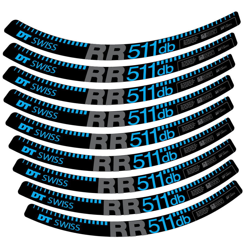 Stickers DT Swiss FR511 db compatibles Autocollants roues VTT 29"