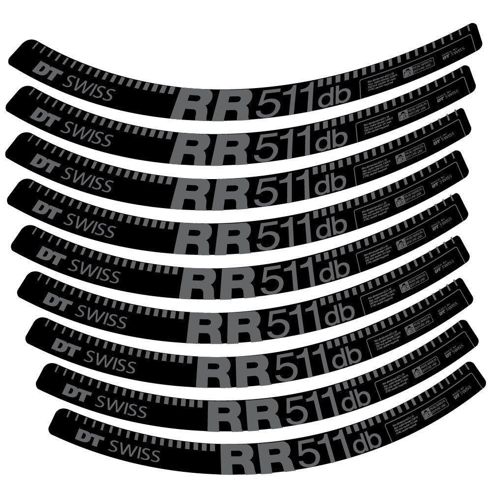 Stickers DT Swiss FR511 db compatibles Autocollants roues VTT 29"