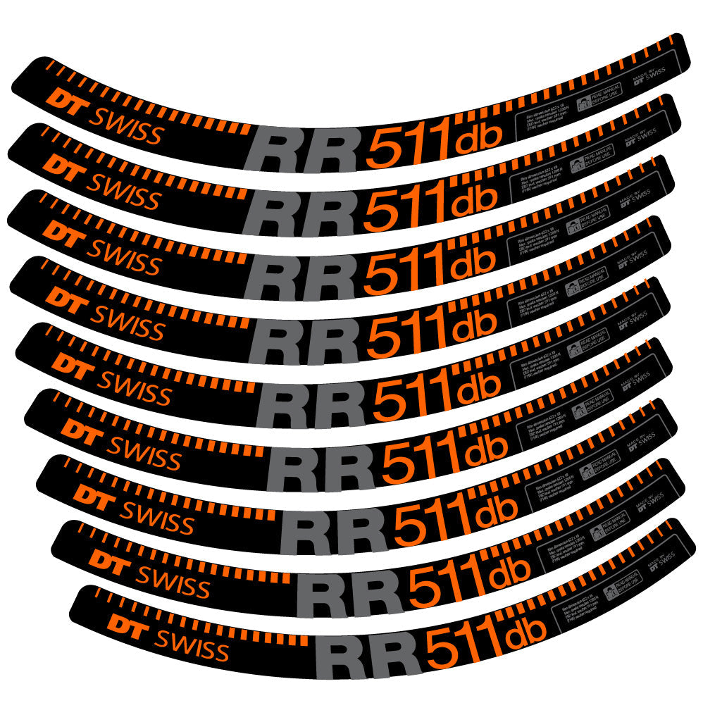 Stickers DT Swiss FR511 db compatibles Autocollants roues VTT 29"
