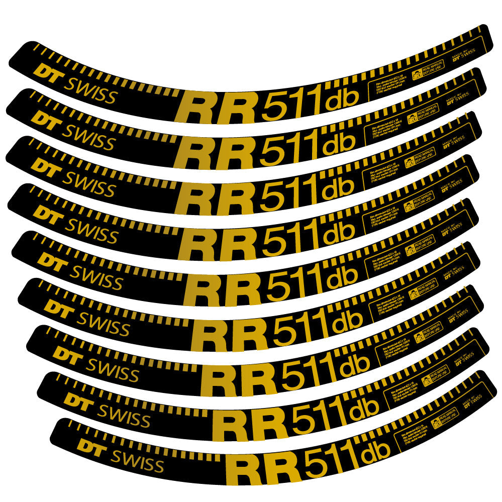 Stickers DT Swiss FR511 db compatibles Autocollants roues VTT 29"
