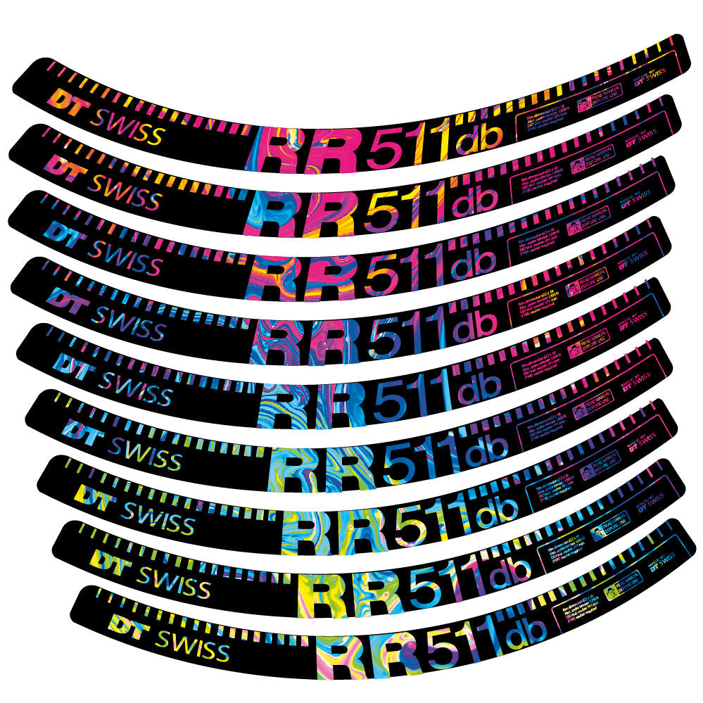 Stickers DT Swiss FR511 db compatibles Autocollants roues VTT 29"