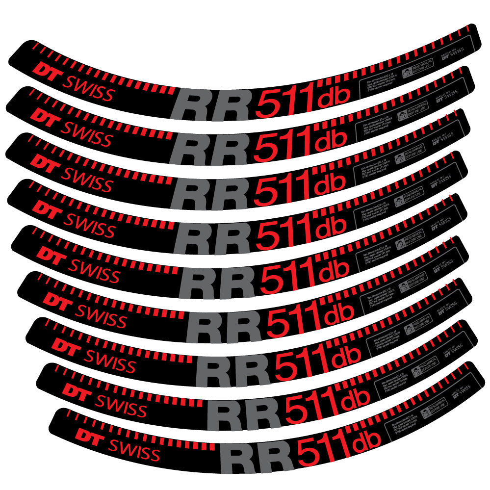 Stickers DT Swiss FR511 db compatibles Autocollants roues VTT 29"