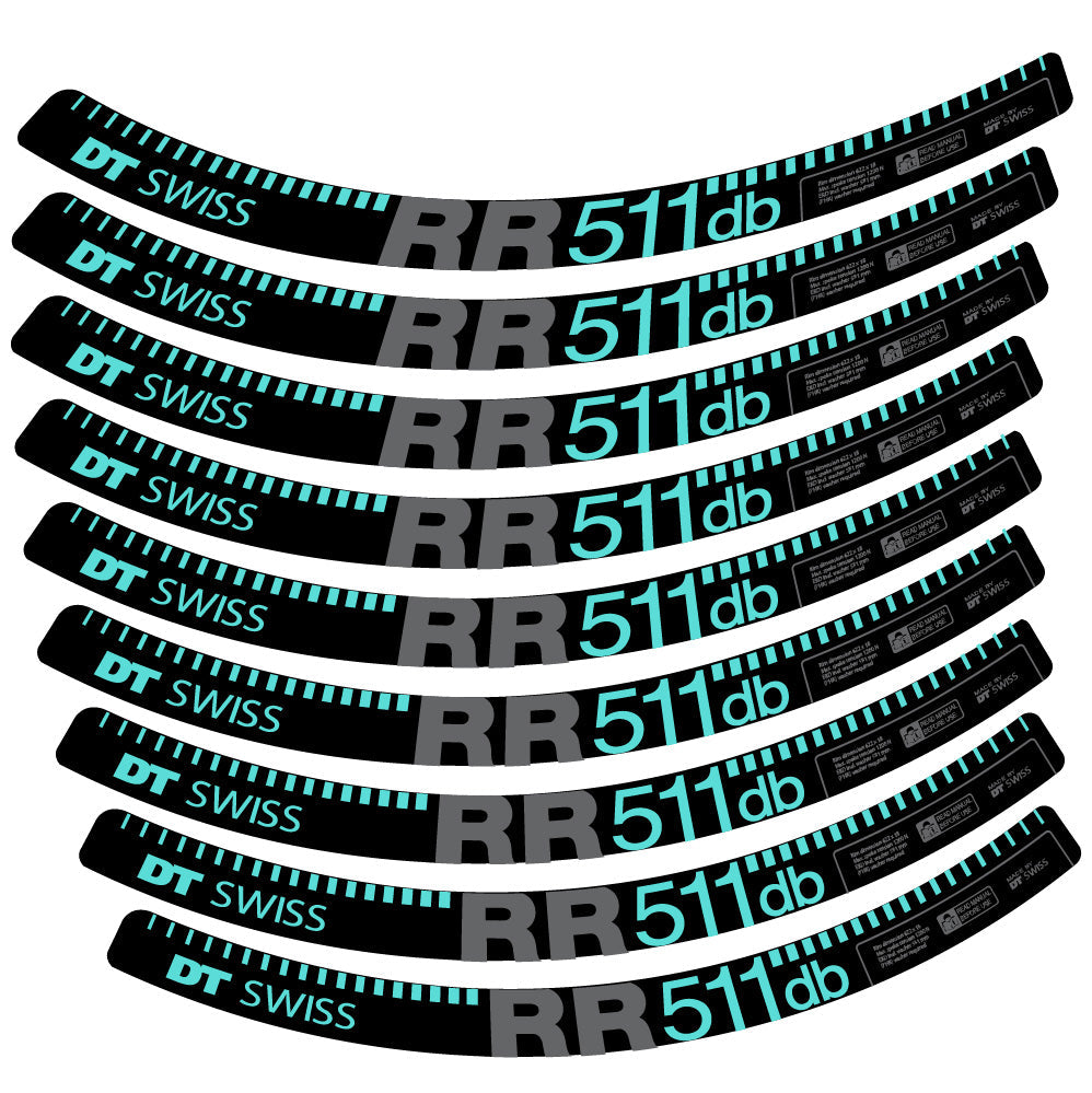 Stickers DT Swiss FR511 db compatibles Autocollants roues VTT 29"