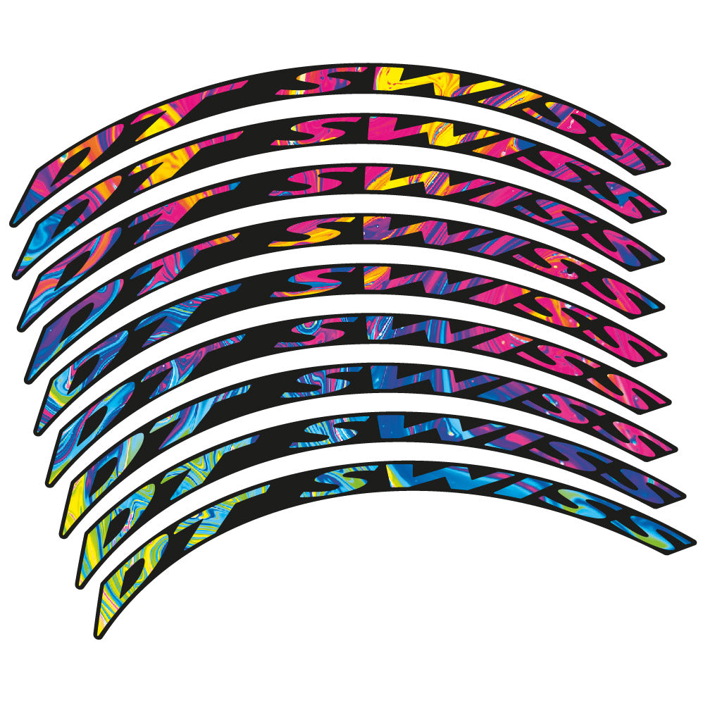 Stickers DT Swiss compatibles Autocollants roues VTT 29"
