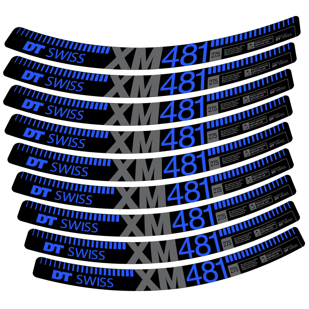 Stickers DT Swiss XM481 compatibles Autocollants roues VTT 29"