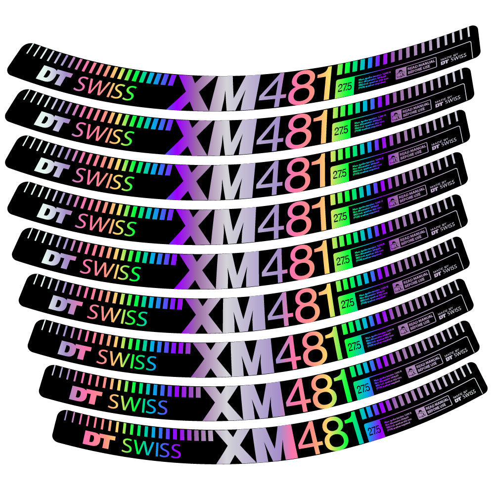 Stickers DT Swiss XM481 compatibles Autocollants roues VTT 29"