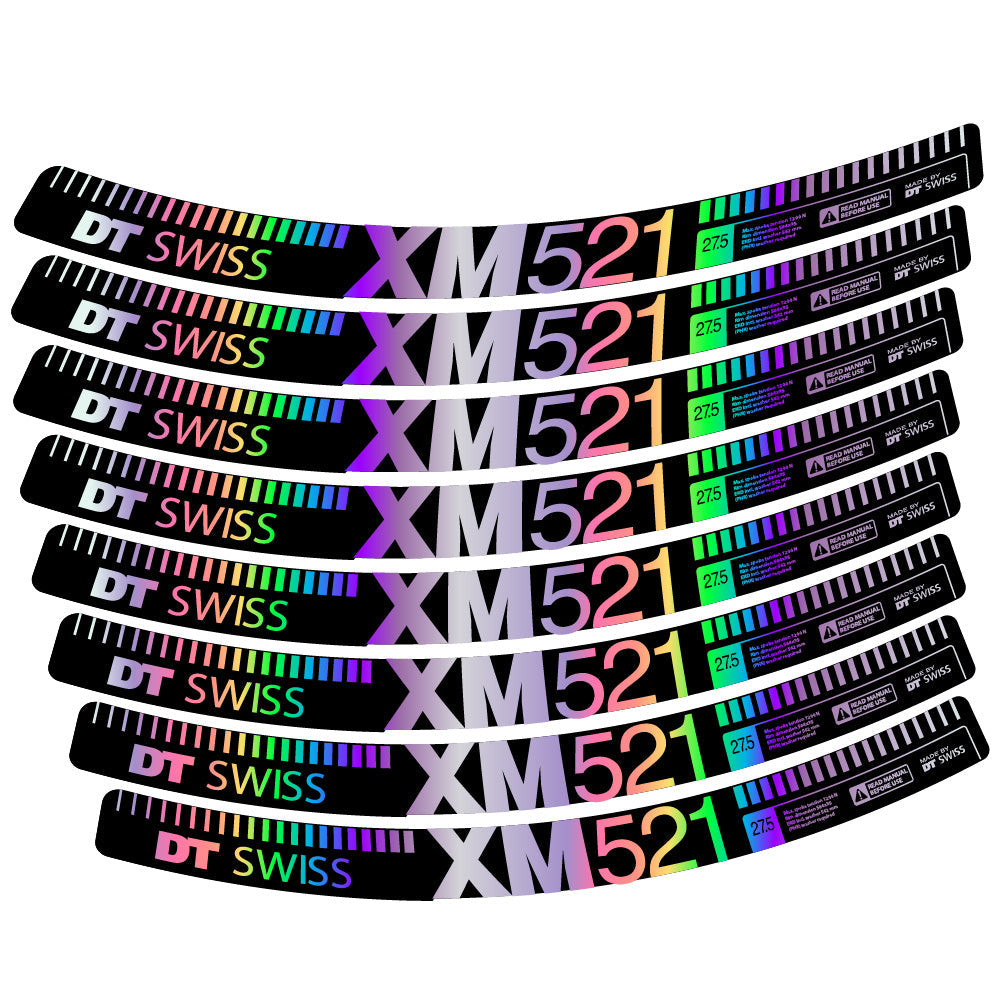 Stickers DT Swiss XM521 compatibles Autocollants roues VTT 29"